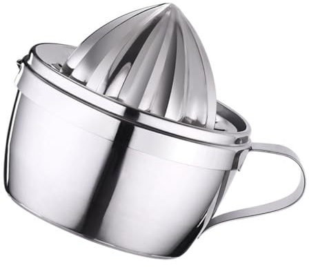 CIYODO Presse-agrumes Manuel Acier Inoxydable Extracteur De Jus Portable Pour Citron Et Orange Presseur De Fruits Multifonctionnel Pour Jus Maison