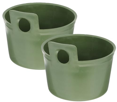 DECOMELODY 2 pièces Lot de Louches Arrosage Plastique Épaissi Capacité Ergonomiques pour Jardinage et Usage Domestique