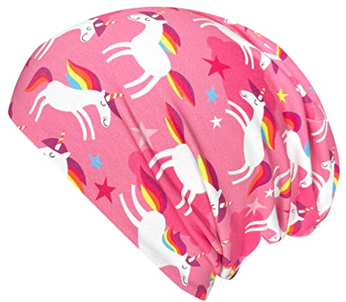 Wollhuhn Kinder Beanie – Zweilagige Longbeanie aus Jersey, wendbar & weich – mit Grauer Innenseite – Handmade in Deutschland – ganzjährig tragbar