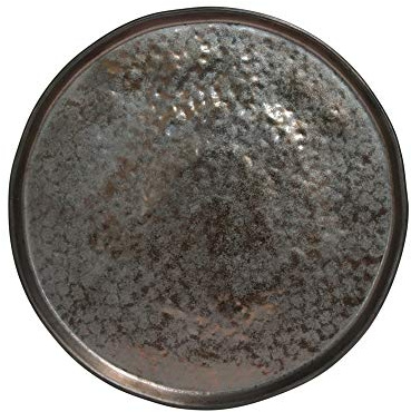 Costa Nova, Lagoa colección, Vajilla elegante, gres, Plato llano , metal (marrón metalizado), 27 cm, 6 piezas