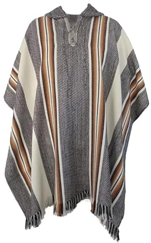 Gamboa Poncho Uomo Cappotto Giacca Leggero Poncho Coperta Inverno