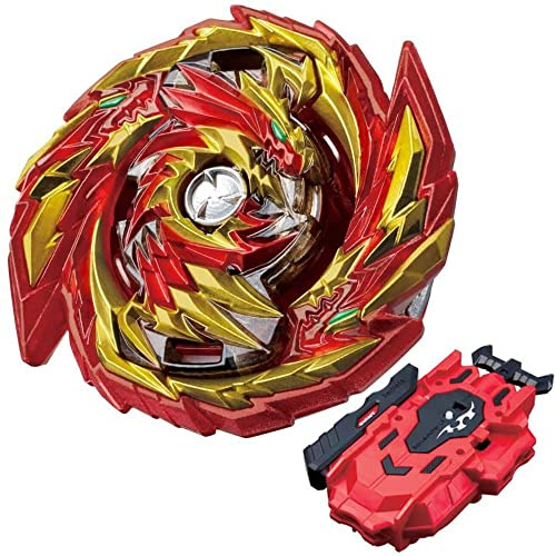 Wuyeshen Kampfkreisel Bust B155 Starter Set Master Diabolos Mb 2D & Sparking Launcher Gold,Anzug für den ersten Versuch Spieler,Kinder Spielzeug Geschenk für Weihnachten, Geburtstag Kinder Spielzeug