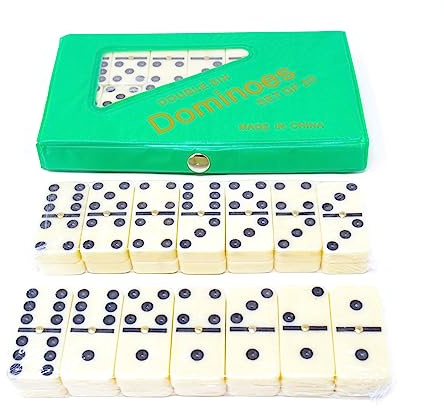 BETTER WITH FRIENDS Domino Poker 28 Doppel 6 Punkte Domino für Erwachsene 16 x 11 x 2,5 cm