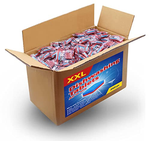 Tidyard Tablettes pour Lave-Vaisselle 12 en 1 Pastilles Lave-Vaisselle 500 pcs 9 kg