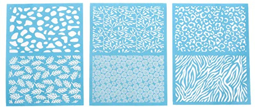 3 stencil serigrafia in argilla, accessori per fai da te, creazione di gioielli, 12 x 16 cm