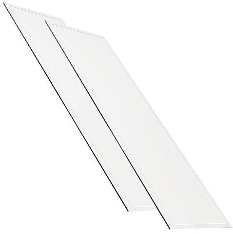 LED ATOMANT 2x LED Panel Einbau 120x30cm 48W CCT 3000K-6500K 5000lm | Mit CCT-Farbtemperaturwahlschalter, Treiber inklusive
