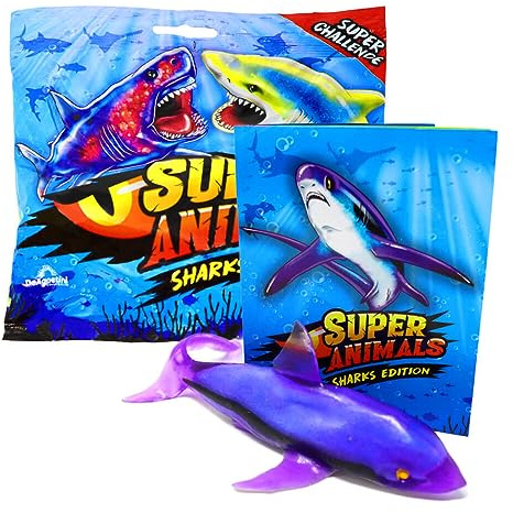 Generisch DeAgostini Super Animals Figur - Sharks Edition - Sammelfigur Hai Figur - Auswahl (Figur 13. Pazifischer Fuchshai)