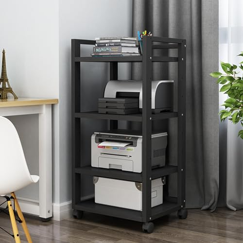 CHZDPP Stereokabinett 4-stufiger Verstellbarer Audio-Schrank/Eck-Bücherregal, Heimkino-Schrank/Küchenständer für DVD-Player Buch, Regal für elektronische Geräte (Size : Style A)