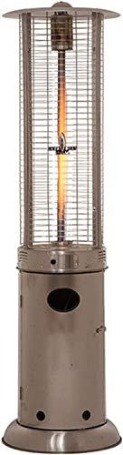 Radiateurs De Terrasse Chauffage De Terrasse Extérieur 13 KW, Chauffage À Gaz Commercial De Type Parapluie, Chauffage À Gaz Cylindrique en Tube De Verre, Utilisation Intérieure Extérieure Imperméable