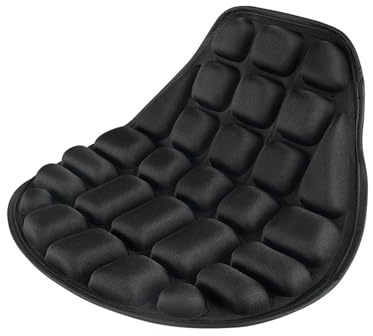 XCEUAO Motorcycle Seat Cushion for Suzuki Boulevard C50 Special Edition, Breathable Shock Absorption Motorbike Seat Cushion Comfortable Motorcycle Sun Protection Seat Cushion