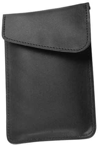 Keyless Go Protection pour clés de voiture - Étui en cuir pour clé de voiture - Étui pour clé de voiture - Étui à clés pour bloquer les RFID - Protection Keyless Go - Clé de voiture, Noir , M