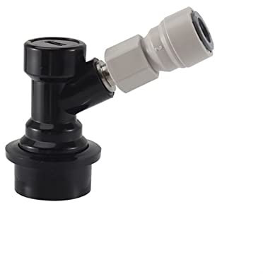 VNSMM elaboración casera doméstico en Bar Desconexión de Bloqueo de Bola de Barril de Cerveza, dispensador de Gas/líquido con Conector rápido de Ajuste a presión de 3/8''(Liquid Ball Lock Kit)
