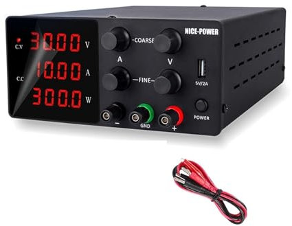 Variable de fuente de alimentación CC Fuente de alimentación de laboratorio 3 0v10a Regulador actual Interruptor de la fuente de alimentación Regulador de voltaje ajustable Fuente de banco Digital 60V