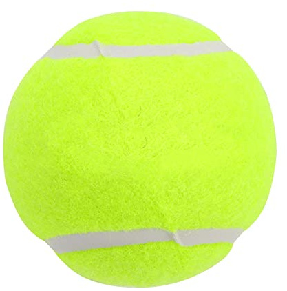 ERYUE Tennisball -Set, 3 PCs Fluoreszierende Gelbe Trainingskugeln, Hohe Elastizität, Haustiertraining, Chemiefasergummi, Standardgröße und Durchmesser
