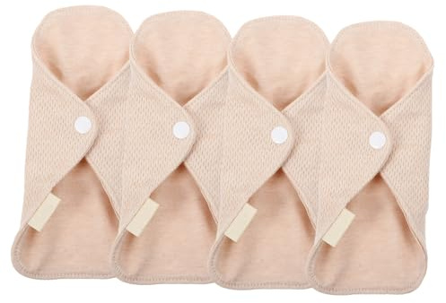 WRITWAA 4pezzi Assorbenti Lavabili per Donna Assorbenti Igienici Riutilizzabili per Ciclo Mestruale Coppette Assorbilatte per Allattamento