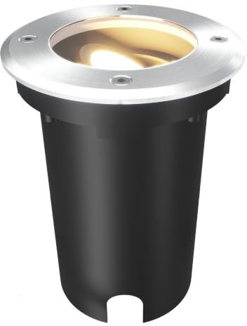 Ledvion Faretto LED da Incasso IP67 10W 230V GU10 dimmerabile rotondo | inclusa con cavo 1m per giardino terrazza vialetto e percorsi