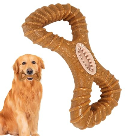 Giocattolo per la cura dei denti del cane – Palla di alimentazione interattiva e pulizia dei denti, giocattolo da masticare a prova di morso e mangiatoia, per animali di taglia media e grande