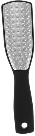 Healifty Escofina de Acero Inoxidable para Pedicura, Raspador de Pies Profesional para Eliminar Callos y Tejido Muerto