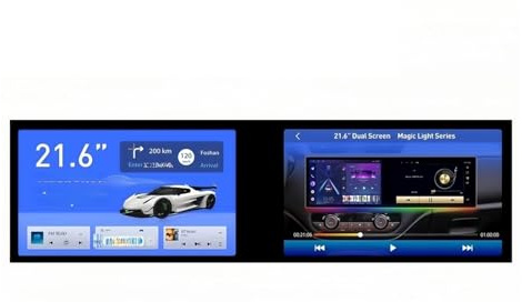 Tablet per auto Schermo del lettore per auto da 10,1 pollici con touch screen Android 13 funzione 360