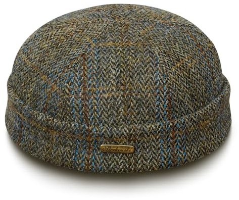 Sterkowski Docker Beanie Cap | Harris Tweed Dockermütze für Herren und Damen | Warm Bequemer Seemannsmütze