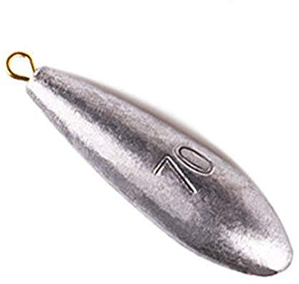 CZ-XING 10 Pezzi Attrezzatura da Pesca - Pesi in Piombo per Mare, Costiera, Surf, Traghetto (Canna -70 g)