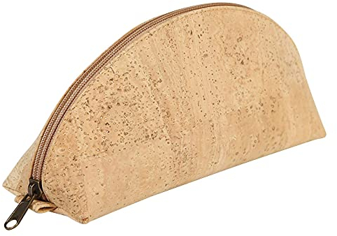Clairefontaine 420016C Schlampermäppchen aus Kork, Vegan zertifiziert, 21 x 7,5 x 10,5cm, 1 Stück, Natur