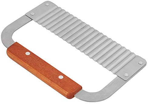 Taglierina per cera, taglierina ondulata, taglierina per sapone per utensili da taglio in acciaio inossidabile, torta di candele facile da pulire per verdure a base di sapone