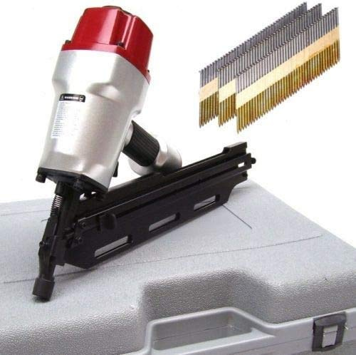 Agrafeuse à air comprimé 34° 55422 - 55-90 mm - Avec 1000 clous AWZ