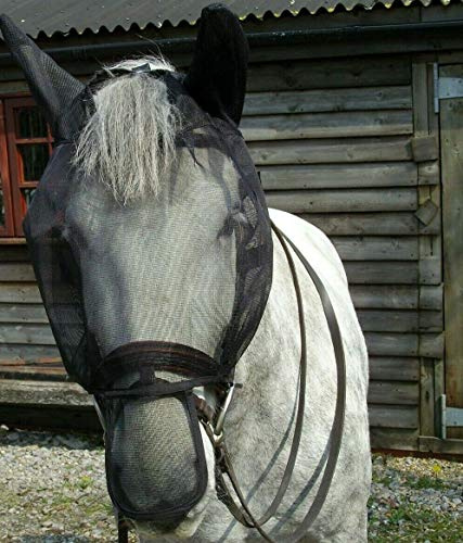 Gee Tac Horse Fly Riding Mask Full Face Ears Nose - COB