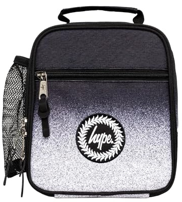 hype Mono Speckle Fade Lunch Bag (One Size) (Black/White)