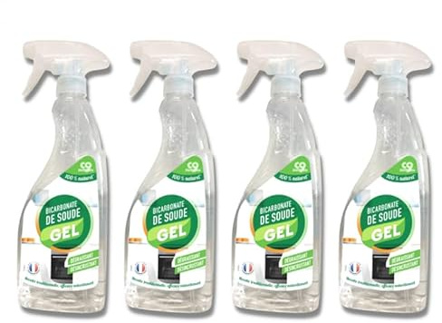 Venteo - Backpulver aus Gel – ideal zum Reinigen von Boden bis zur Decke – 4 Stück – Fassungsvermögen 750 ml