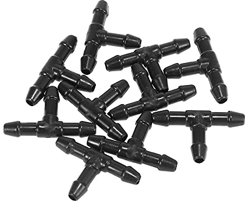 X AUTOHAUX 10 Stück Auto Scheibenwaschanlage Schlauchverbinder Splitter T-förmige 3 Wege