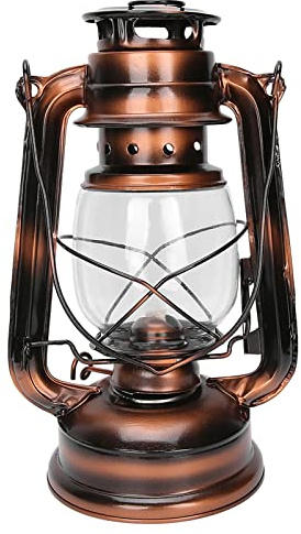 Yunxwd Retro Vintage Kerosene Lamp Barn Lantern Bronze Home Ornament Decoration for Park Pub Inn Outdoor Light Home Decoration