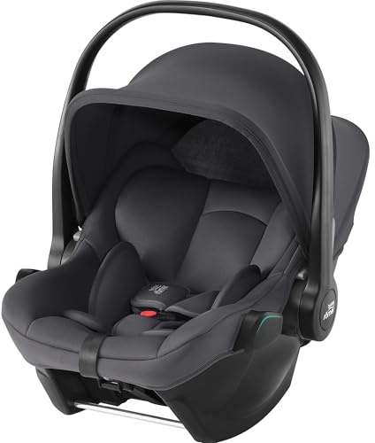 BRITAX RÖMER portabebés BABY-SAFE CORE, silla de coche para bebés desde el nacimiento hasta los 83 cm (15 meses), Midnight Grey