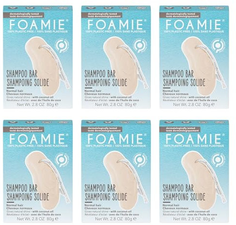 FOAMIE Shake Your Coconuts Shampoo Bar for Normal Hair - 6 x 80g