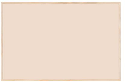Bi-Office Tableau Magnétique Earth New Basic Desert, 88,5 x 58,5 cm, Surface en Acier Laqué, Cadre en Pin Naturel