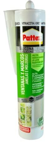 Pattex Neutralsilikon 280ml – Bausilikon für Fenster & Türen innen & außen – dauerelastischer Dichtstoff transparent/weiß – silikon neutralvernetzend, witterungsbeständig, schimmelresistent (1)