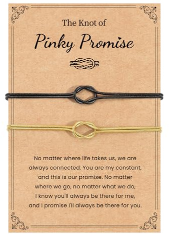 PZXHRY Couples Bracelets Matching Bracelets For Couple Anniversary for Him and Her Long Distance Relationship Gifts for Boyfriend Girlfriend Husband Wife Valentine Christmas Black Gold