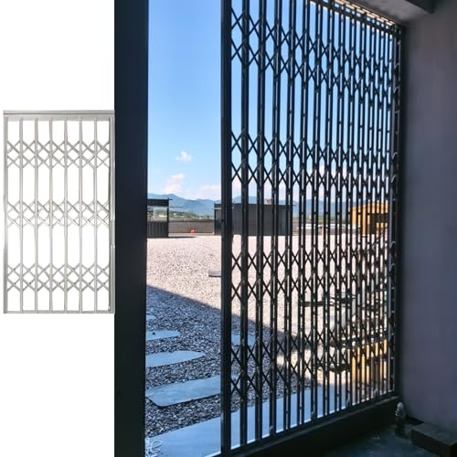 Collapsible Security Bar for Doors and Windows, Heavy-Duty Metal Brace to Prevent Unauthorized Entry