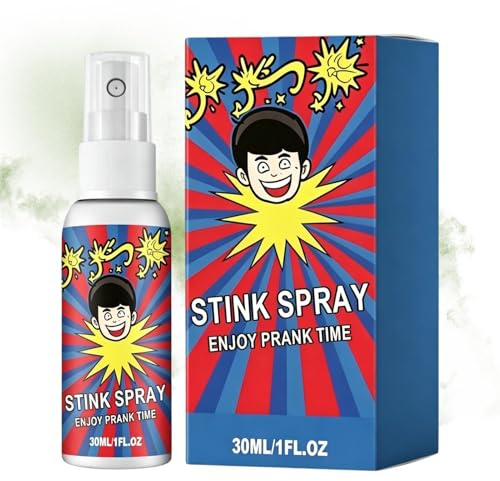 Stinkande flytande fjärtspray | 30 ml Extra Stark Rövspray Skämtleksaker - Hysteriskt Roliga Leksaker | för Chock Skrämsel Trick Äckel Pojkar Vuxna Familj Vänner Kontor Fester Aprilskämt Resande