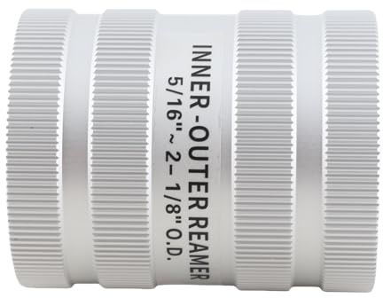 Fabater Sbavatore per Tubi Alesatore per Tubi in Acciaio Inossidabile, Smussatore per Diametro Esterno da 5/16 a 2-1/8, Sbavatore Esterno Interno in Acciaio Legato per Rigidi in Rame e Alluminio,