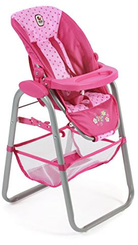 Bayer Chic 2000 655 31 - Puppen-Hochstuhl, Dots Pink