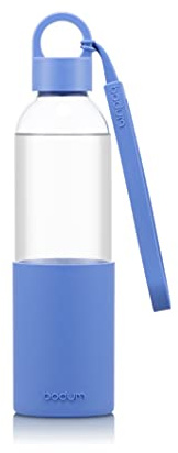 Bodum 12053-448-Y21 MELIOR Gourde à emporter en verre, manchon silicone couleur, bouchon à vis, 0.5 l