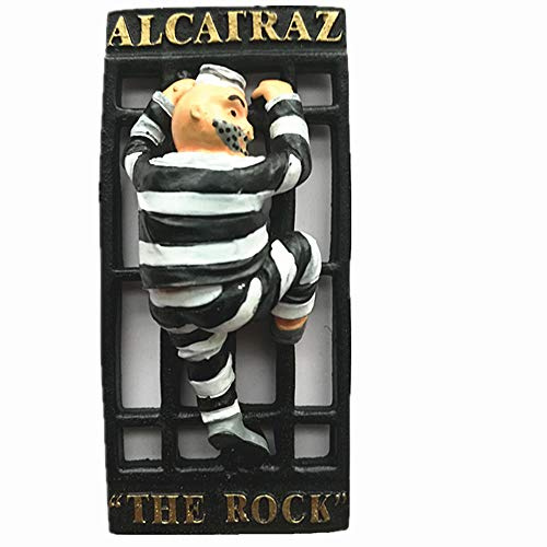 Alcatraz Insel Kalifornien USA 3D Kühlschrankmagnet touristisches Souvenirgeschenk, Home & Kitchen Dekoration Magnetic Sticker