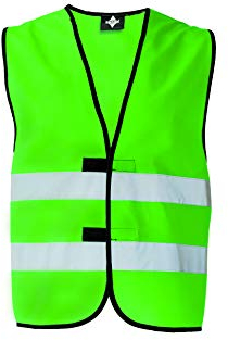 KORNTEX Warnweste mit Klettverschluss Dortmund - Sicherheitsweste Pannenweste – EN 17353 zertifiziert, 360° Reflexstreifen, XXL, grün, stark reflektierend für beste Sichtbarkeit, Unisex