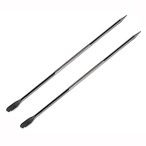 ANCLLO 2pcs 304 Stainless Steel Coffee Art Pen Barista Cappuccino Espresso Coffee Decorating Latte Art Pen Fancy Cafe Tool