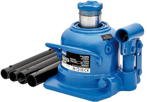 Draper 08554 Low Profile Bottle Jack, 10 Tonne