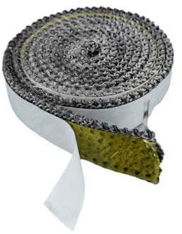 1 Roll Fire Rope for Wood Burning Stove,2mmx10mm Heat Fireplace Burner Door Sealing 3m Fiberglass Gasket Tape Adhesive Glue,for Seal Flue Woodburner Oven Chimney Pipe Resistant Sealant Accessories