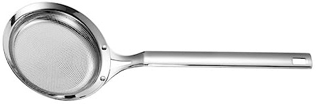 POPETPOP Cuillère Passoire en Acier Inoxydable pour Filtrer L'huile, Résistante et Facile à Nettoyer, Cuisine Séparation des Résidus de Graisse