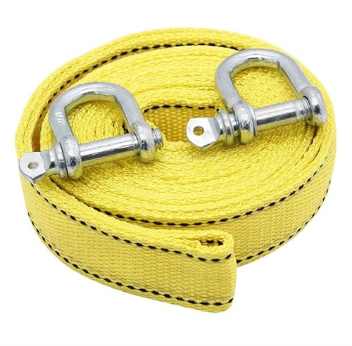 Cinta Remolque Car Trailer Rope Off Road Pulling Rope 5-Ton 4M 5M Trailer(Brown)